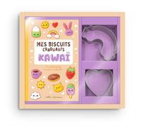 Coffret - Mes biscuits craquants Kawaï: 15 recettes faciles à réaliser en famille !