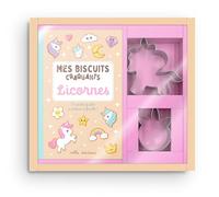Coffret - Mes biscuits craquants Licornes: 15 recettes faciles à réaliser en famille !