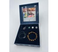 Coffret Mes pierres de bien-être à porter: Le livre d'explications avec 1 boîte écrin, 3 stone ball, 1 pendentif spirale, 1 cordon/collier, 1 bracelet en pierre oeil de tigre