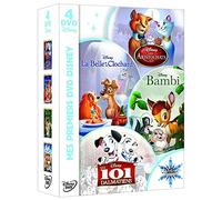 Coffret mes premiers DVD disney : les 101 dalmatiens ; les aristochats ; la belle et le clochard ; bambi
