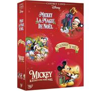Coffret mickey 3 films : la magie de noël ; le calendrier de noël ; il éta (DVD)