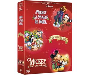 Coffret mickey 3 films : la magie de noël ; le calendrier de noël ; il éta (DVD)