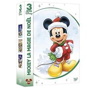 Coffret mickey la magie de noël : la magie de noël ; le calendrier de noël ; noël sous la neige