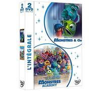 Coffret monstres pixar 2 films : monstres academy ; monstres & cie