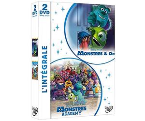 Coffret monstres pixar 2 films : monstres academy ; monstres & cie