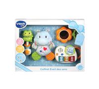 VTech - Cofanetto Nascita “Risveglio dei Sensi”, Primi Giochi per Neonati, Ideale Come Regalo di Nascita