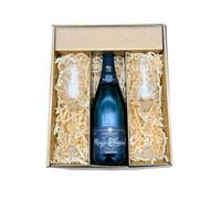 Coffret Or : Marquis de Pomereuil - Champagne - 1 Brut et 2 Flûtes « carr頻 - (1x75cl)