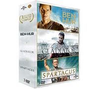 Coffret péplum : gladiator ; spartacus ; ben-hur