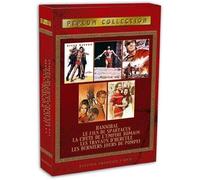 Coffret peplum : les derniers jours de pompéï ; les travaux d'hercule ; la chute de l'empire romain ; le fils de spartac