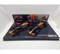 Coffret Red Bull RB18 Emilia Romagna GP 2022 Verstappen Perez Minichamps 1/43 F1