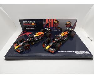 Coffret Red Bull RB18 Emilia Romagna GP 2022 Verstappen Perez Minichamps 1/43 F1