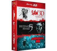 Coffret : saw 3D ; destination finale 5 ; pirahna 3D