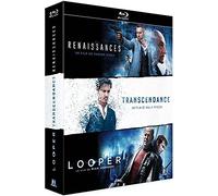 Coffret science-fiction 3 films : renaissances ; transcendence ; looper