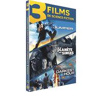 Coffret science-fiction : jumper ; la planète des singes ; the darkest hour