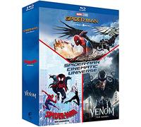 Coffret spider-man cinematic universe 3 films : homecoming ; new generation ; venom