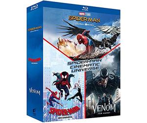Coffret spider-man cinematic universe 3 films : homecoming ; new generation ; venom