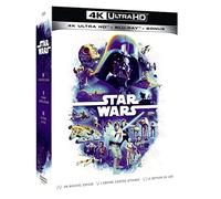COFFRET STAR WARS - LA TRILOGIE ORIGINALE - 3 UHD 4K + 6 BD