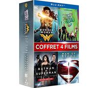 Coffret super-héros 4 films : wonder woman ; suicide squad ; batman vs superman ; man of steel
