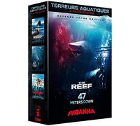 Coffret terreurs aquatiques 3 films : the reef ; 47 meters down ; piranha 3D