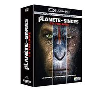 Coffret trilogie la planète des singes : les origines ; l'affrontement ; suprématie 4k Ultra-HD