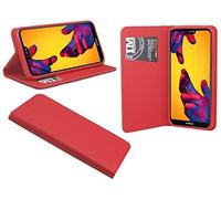 cofi1453 Smart CALAMITA Libro per Huawei P20 Lite Tutti Colori - Rosso