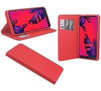 cofi1453 Smart CALAMITA Libro per Huawei P20 PR Tutti Colori - Rosso
