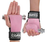 COFIT Cinghie da Polso per Sollevamento Pesi, Fascette da Polso per Allenamento, Straps Palestra, Fascette Sollevamento Pesi, Presa Migliorata per Una Protezione di Mano e Polso - Taglia Piccola Rosa