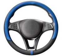 COFIT Coprivolante in Pelle Microfibra Traspirante e Antiscivolo con Marcatura Centrale Universale M 37-38cm Blu e Nero