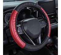 COFIT Coprivolante per Auto, Coprivolante in Pelle Antiscivolo per Volanti Rotondi e Tipo D, 37-39 CM