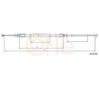 COFLE 10.4138 Cavo freno a mano per BMW 1 Schrägheck (E87) 1 Schrägheck (E81)
