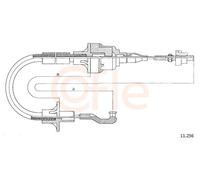 Cofle Cavo Frizione Per Opel Kadett E Caravan 35 36 45 46