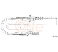 COFLE Cavo Frizione Per Suzuki Swift II Berlina EA MA