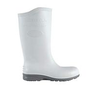 COFRA 00310-N04.W48 ECLYPSE S4 FO SR Taglia 48 Stivale PVC/Nitrile Bianco/Perla - Puntale Stivali da Lavoro Scarpe Antinfortunistiche