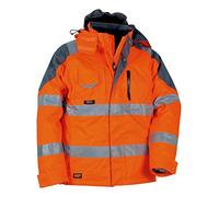 Cofra RESCUE (01 ARANCIO FLUO) Tg 44 GIACCA DA LAVORO ALTA VISIBILITA' IMBOTTITA