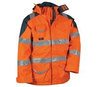 Cofra, 40-00V02401-44, Giacca invernale alta visibilità 4-in-1 Protezione V024-0.01, giacca impermeabile, Big 44