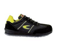 Cofra, 78400-000, Scarpe di sicurezza S1P Owens corsa scarpe da ginnastica, taglia 47, nero/giallo