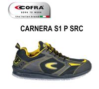 COFRA Carnera S1 P Scarpe Antinfortunistiche da Uomo - Nere/Gialle, Dal 40 Al 45