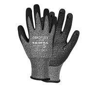 Cofra Safety Guanti da lavoro Gekoflex 7-11 in nitrile e PU con gommini antiscivolo