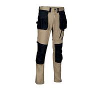 COFRA Kudus V568-0-00.Z52 - Pantaloni multitascabili, colore: cachi/nero, taglia 52