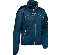 COFRA NEW ST.VINCENT (02 NAVY) XL TAGLIA XL Giacca softshell da lavoro antivento idrorepellente con pile interno leggera tessuto elastico