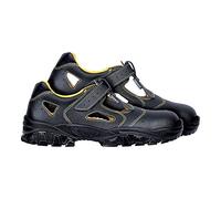 Cofra NT080-000.W46 - Sandali di sicurezza NEW DON S1 P SRC, nero/giallo, taglia 46