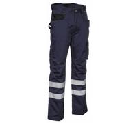Cofra Pincers pantalone da lavoro poliestere e cotone navy/nero Tg.52 edilizia