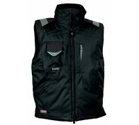 Cofra POLAR (05 NERO/NERO) Tg. 56 GILET DA LAVORO IMBOTTITO IMPERMEABILE