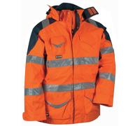 Cofra PROTECTION (01 ARANCIONE FLUO) Tg. 50 PARKA DA LAVORO CON CAPO INTERNO
