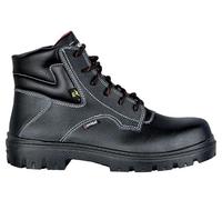 COFRA Scarpa da Lavoro Antinfortunistica per elettricisti Modello Electrical bis SB E PS WRU FO SR Tipo Polacco Pelle Nera/Tessuto Nero/Lamina APT Taglia EU
