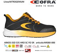 COFRA SCARPE ANTINFORTUNISTICA ARKOS ESD S3S HRO SC FO SR NITROGENIUM NR080-000