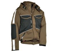 Cofra STRASBOURG (03 FANGO/NERO) Tg. 54 GIUBBOTTO DA LAVORO ANTI PIOGGIA VENTO