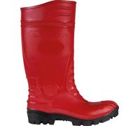 COFRA Tempest Red S5 Ci LG SR 38 Taglia 38 Stivali in PVC Rosso con Puntale e Lamina in Acciaio Termici Resistenti a Basse Temperature Antinfortunistici