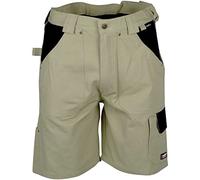 COFRA V057-0-00.Z50 - Pantaloncini da Lavoro Saragozza, Grigio Fango, Nero, Taglia 50