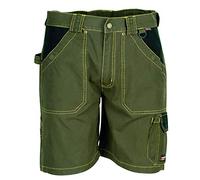 COFRA V057-0-03.Z46 - Pantaloncini da Lavoro Saragozza, Grigio Fango, Nero, Taglia 46